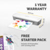 Fellowes A4 Laminator Machine Ion A4 Laminating Machine 80 to 125 Micron 10 Laminating Pouch Starter Pack Included