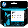 HP C9384A/72 Printhead black matt + yellow for HP DesignJet T 1100/1200/1300/620