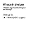 HP 3YM62AE/305XL Printhead cartridge black high-capacity, 240 pages for HP DeskJet 2710/e/Envy 6020/Envy 6020 e