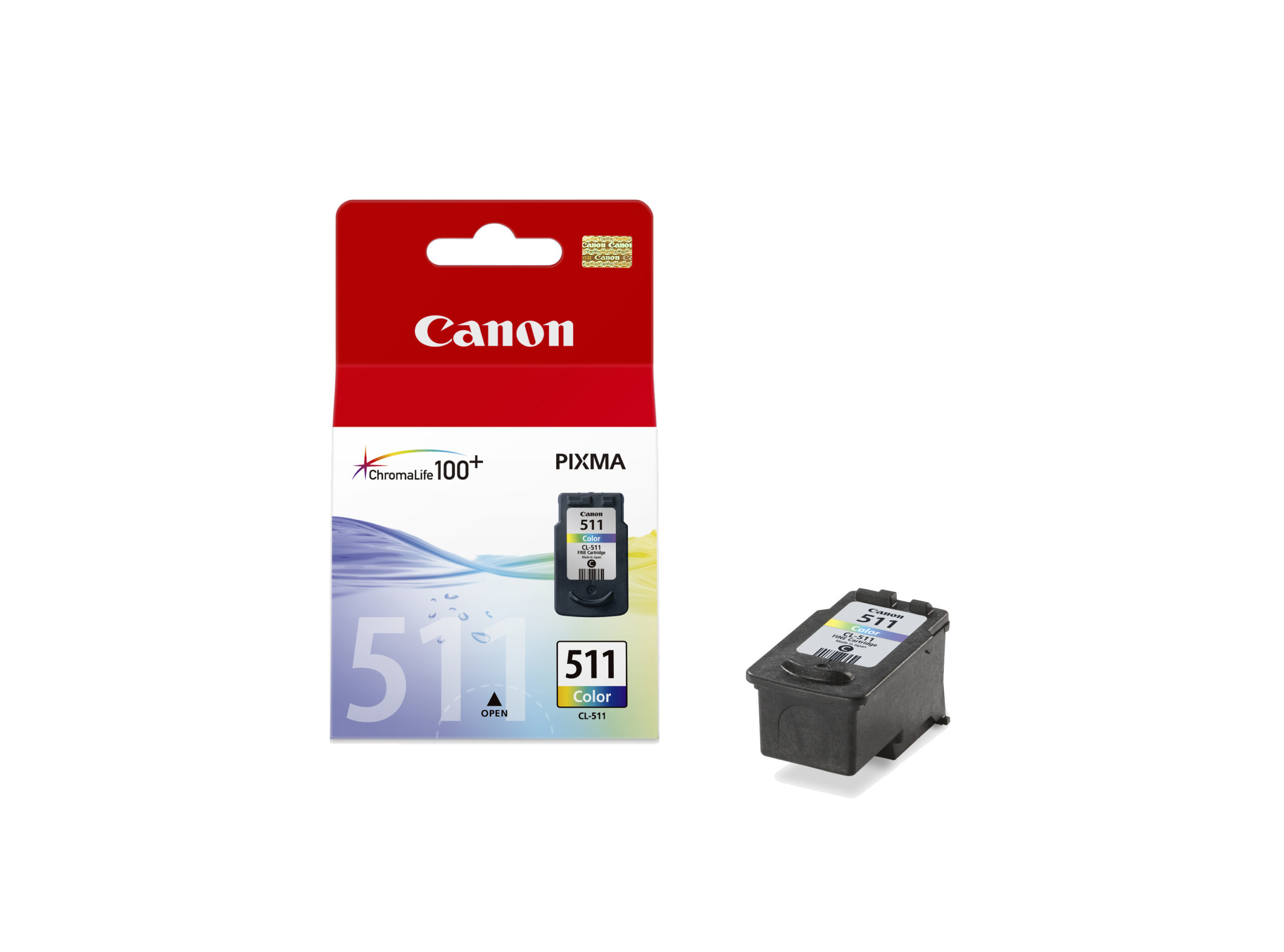 Canon 2972B005/CL-511 Printhead cartridge color Blister, 244 pages 9ml for Canon Pixma MP 240