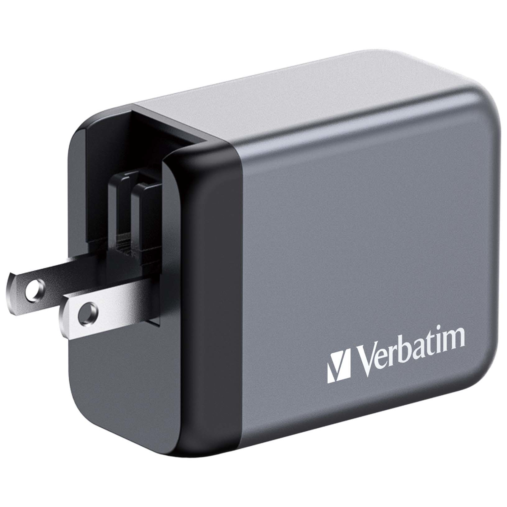 993ab24b1be2619726bf98034bbac9f3 Verbatim GNC-65 GaN Charger 65W with 2 x USB-C PD 65W / 1 x USB-A QC 3.0 (EU/UK/US)