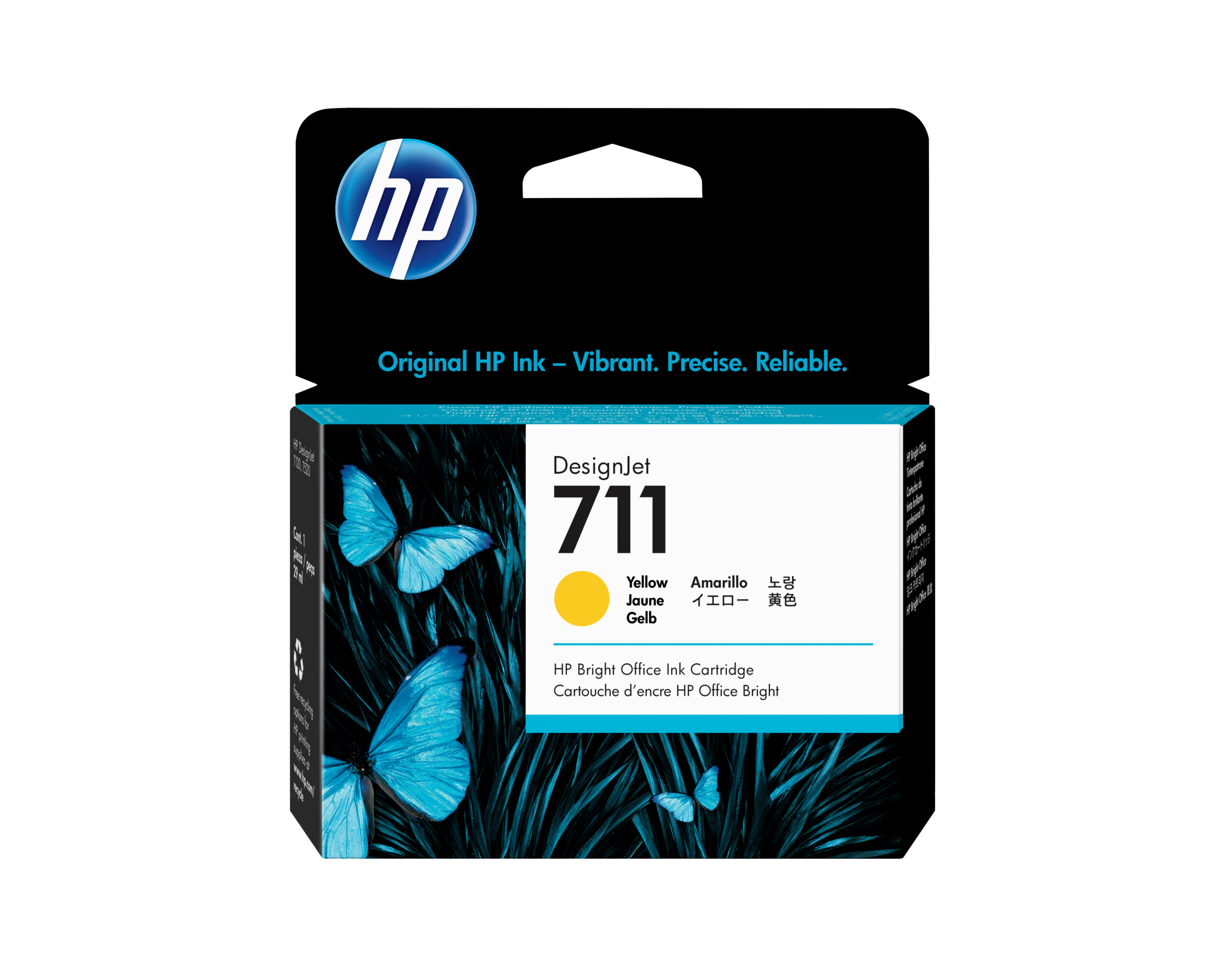 99899c3d4bd6657f5ffd434f4e634c0fe1cd3261 HP CZ132A/711 Ink cartridge yellow 29ml for HP DesignJet T 520