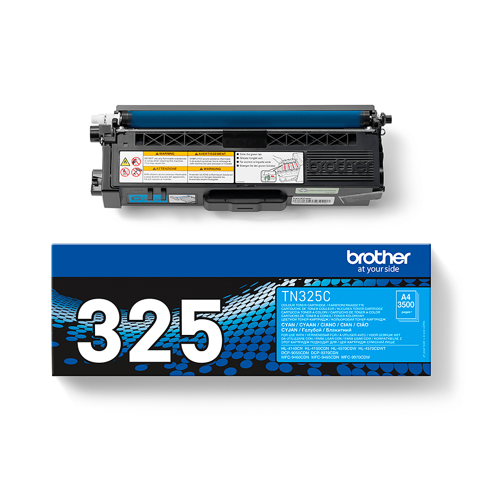 Brother TN-325C Toner cyan high-capacity, 3.500 pages ISO/IEC 19798 for Brother HL-4150/4570