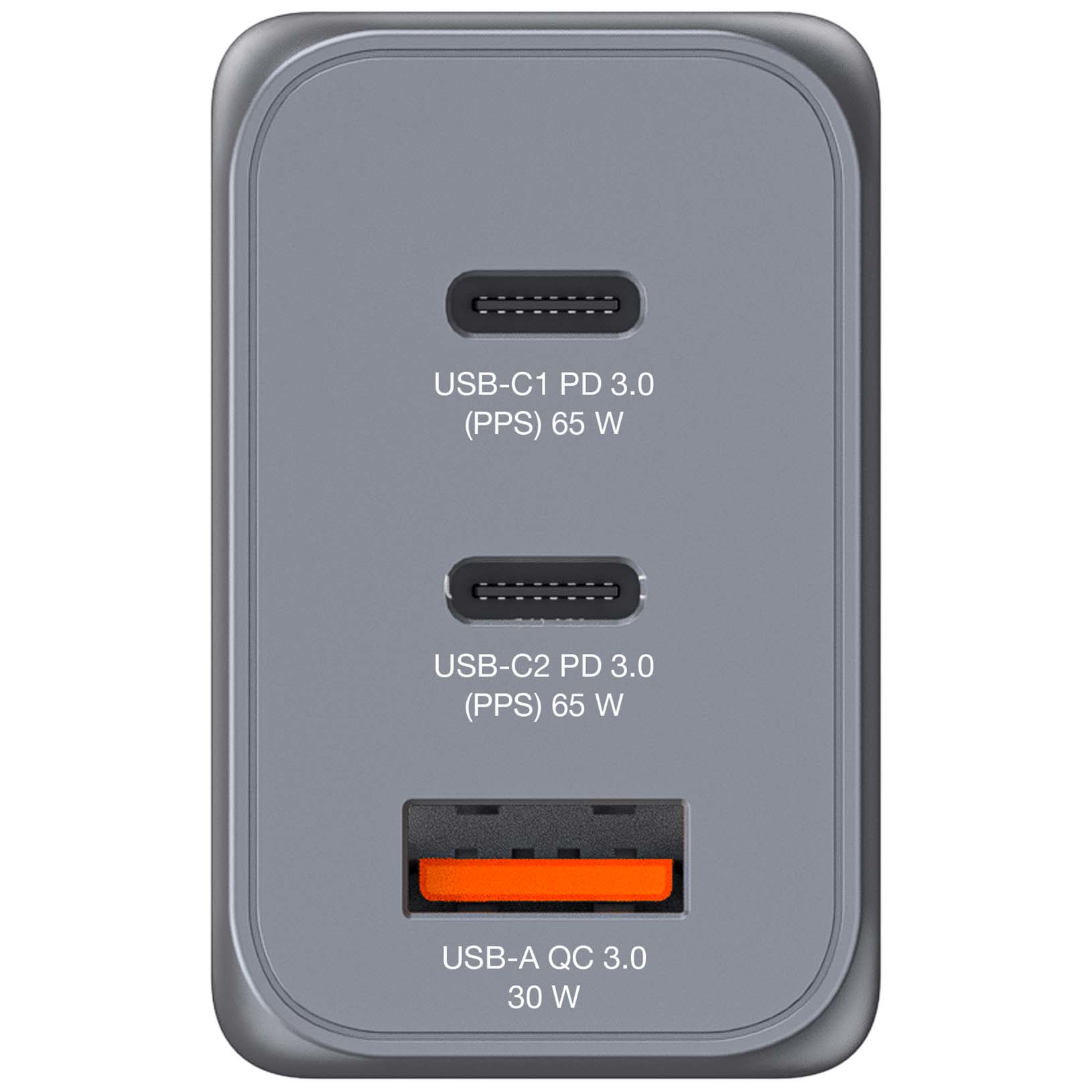 9b88a4644a267ffc35f1fb9ad473ca44 Verbatim GNC-65 GaN Charger 65W with 2 x USB-C PD 65W / 1 x USB-A QC 3.0 (EU/UK/US)