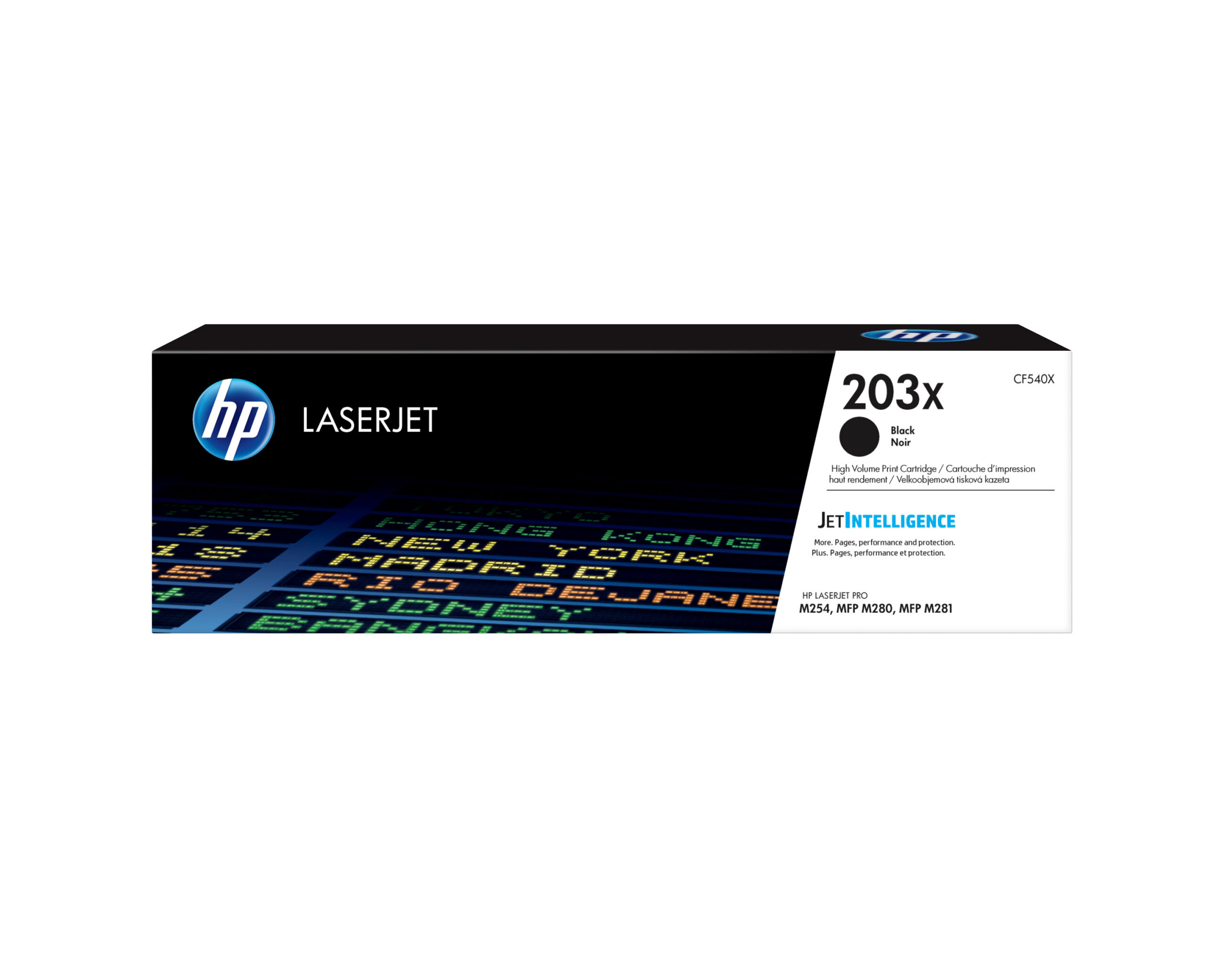HP CF540X/203X Toner cartridge black high-capacity, 3.200 pages ISO/IEC 19798 for HP Pro M 254