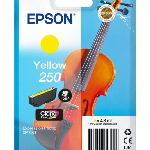 Epson C13T16N44010/250 Ink cartridge yellow, 360 pages 4.8ml for Epson Expression Photo XP-980