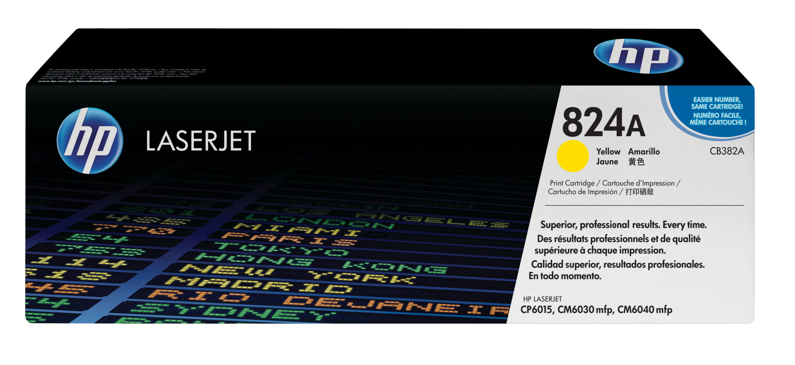 HP CB382A/824A Toner yellow, 21.000 pages ISO/IEC 19798 for HP CLJ CP 6015/CM 6040