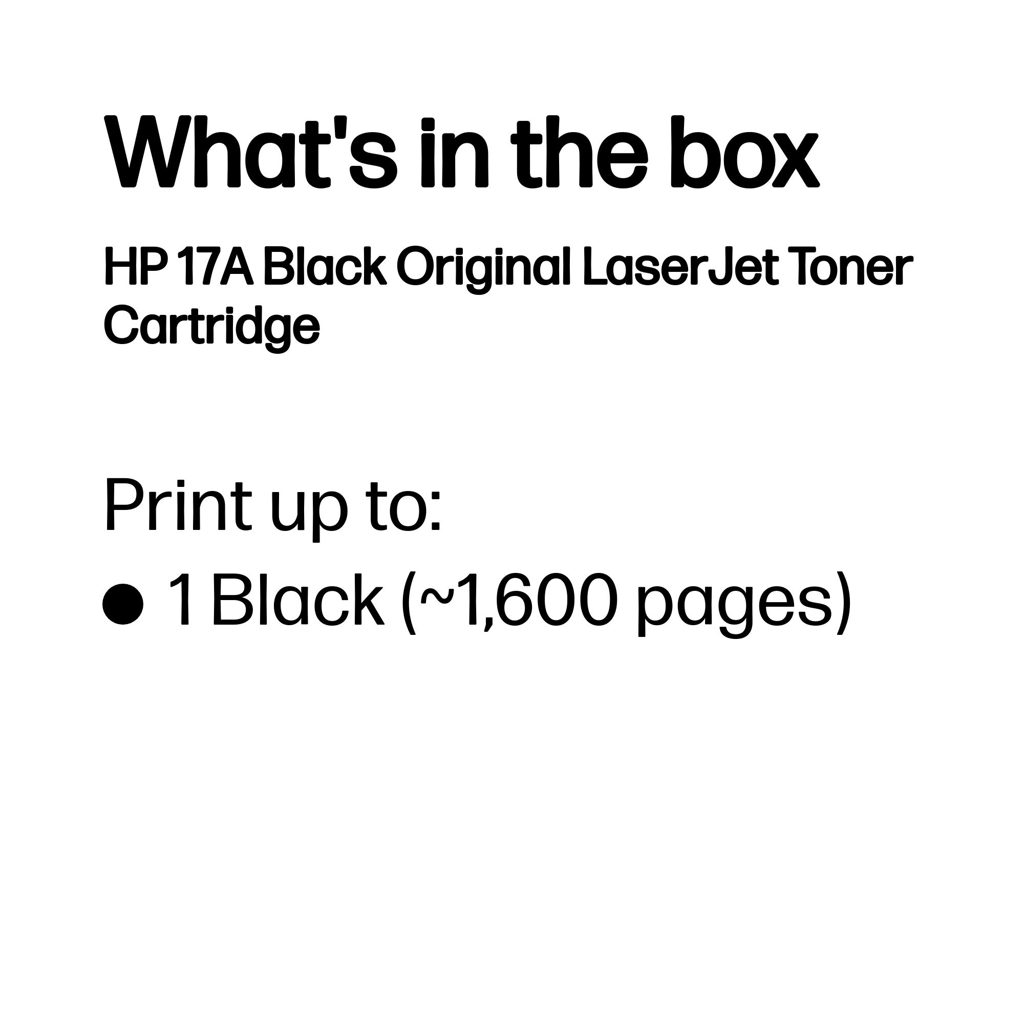 HP CF217A/17A Toner-kit, 1.600 pages ISO/IEC 19752 for HP Pro M 102