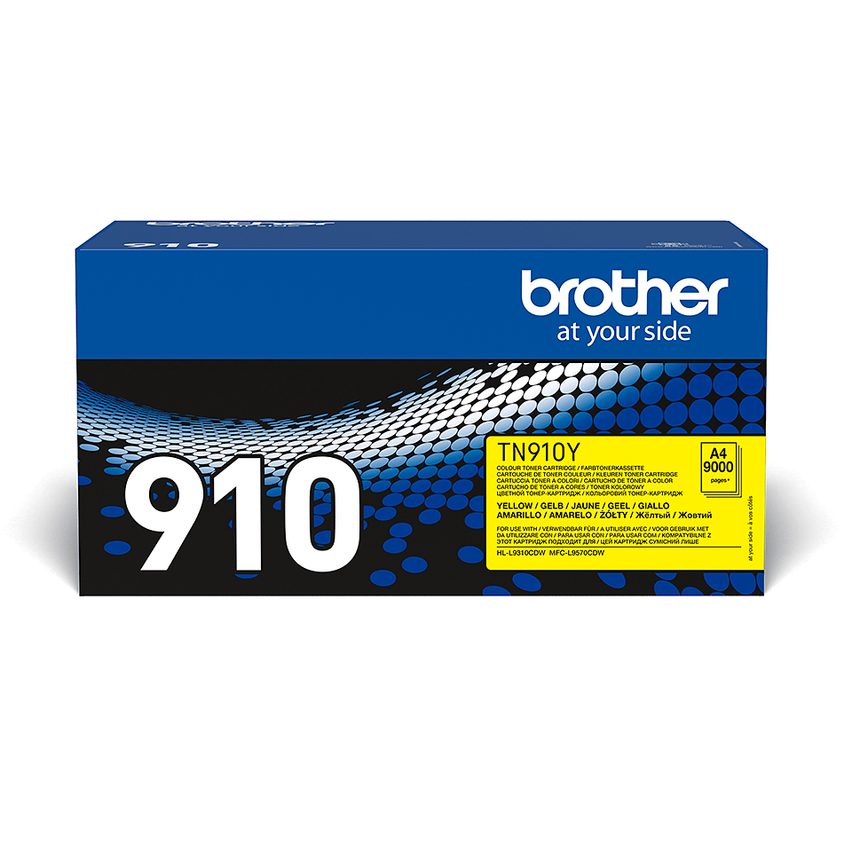 Brother TN-910Y Toner-kit yellow, 9.000 pages ISO/IEC 19752 for Brother HL-L 9310