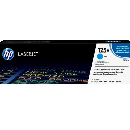 HP CB541A/125A Toner cartridge cyan, 1.400 pages ISO/IEC 19798 for HP CLJ CP 1210