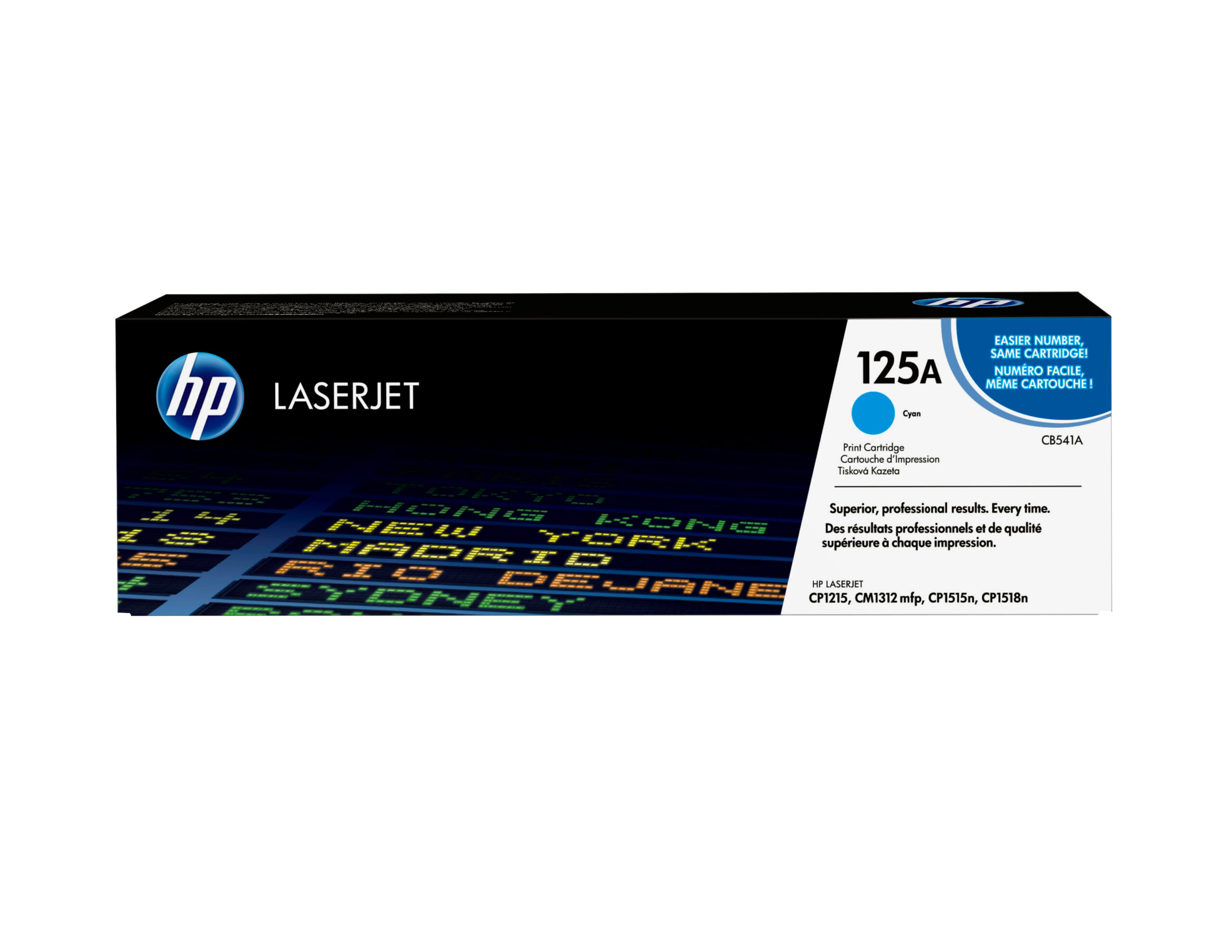 HP CB541A/125A Toner cartridge cyan, 1.400 pages ISO/IEC 19798 for HP CLJ CP 1210
