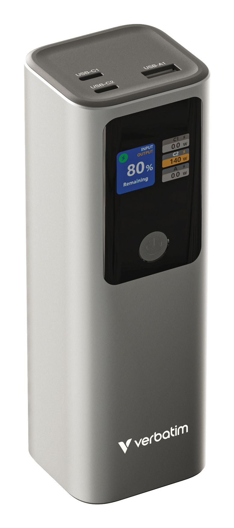 a0273988fa74ba6ce67e1fbae9ab62b4338032f4 Verbatim Charge ´n´ Go Power Bank 27000mAh 183W Grey