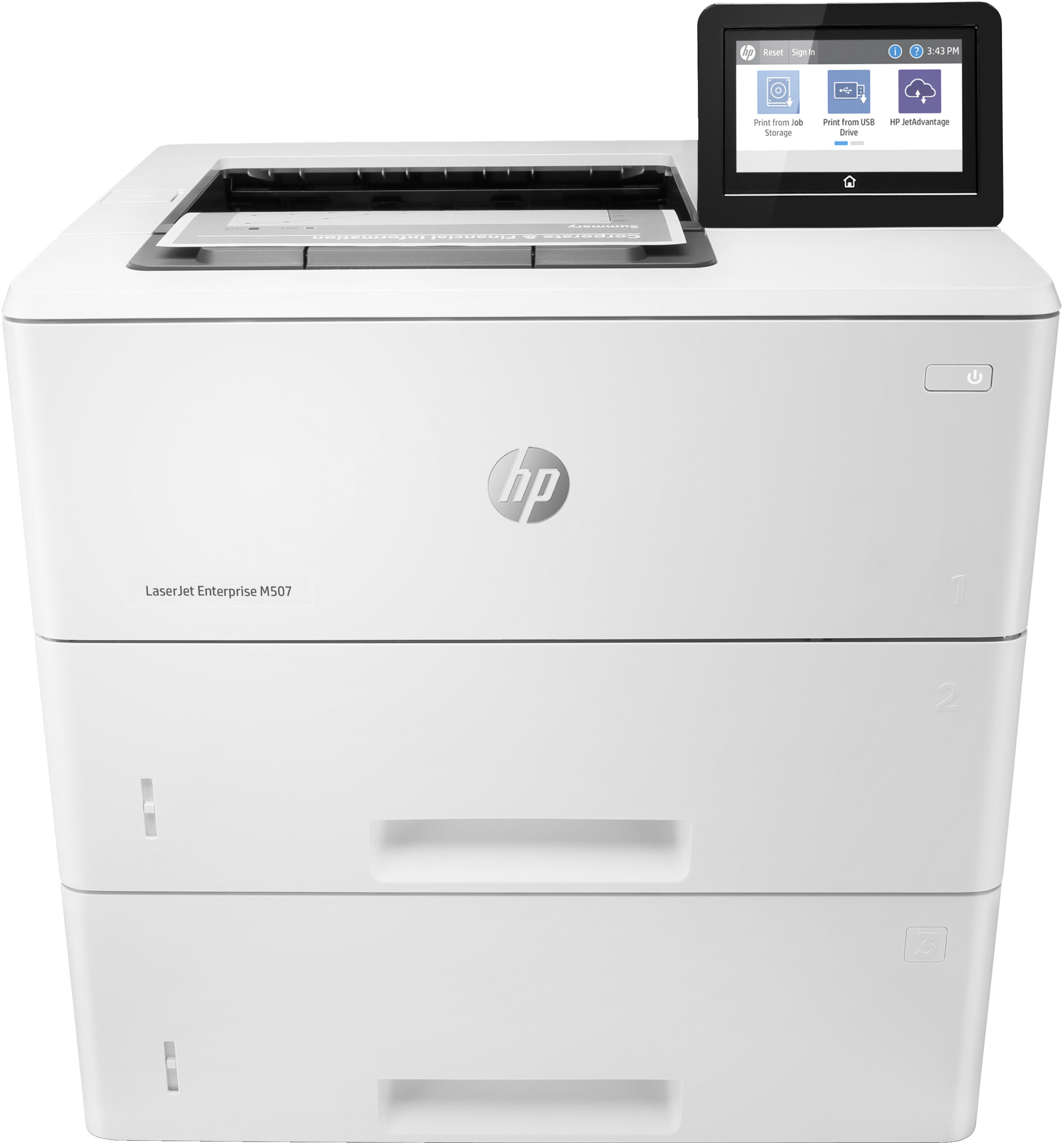 a09396441ceb301489f9a286d9e0abcd HP LaserJet Enterprise M507x Laserprinter (1PV88A)