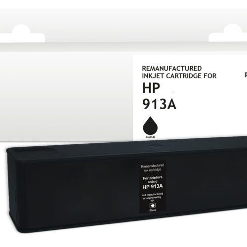 PrintMate HP 913A, remanufactured ink cartridge, Black 3800p