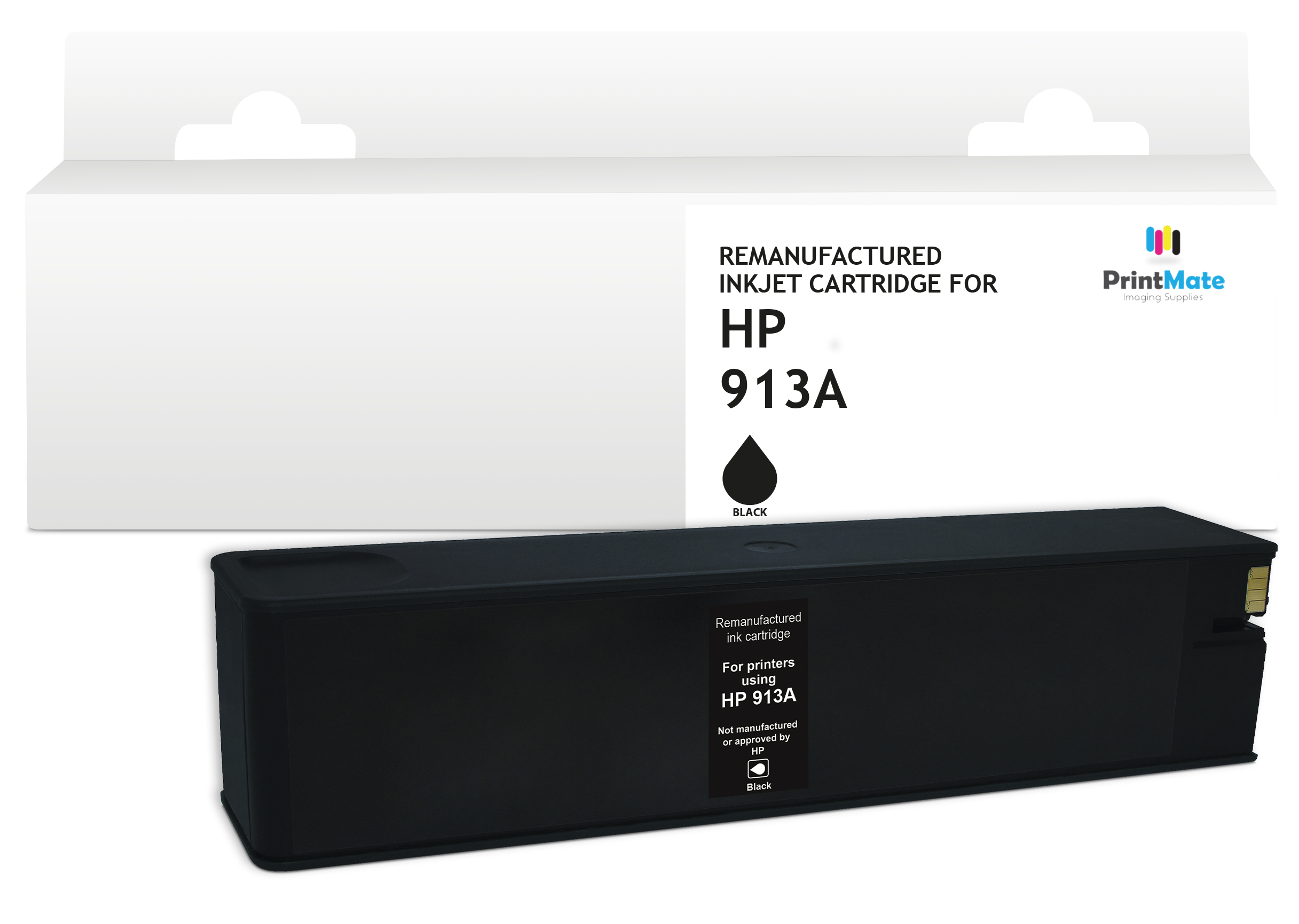 a1d3a6c88badbf3a43481443ddd4a026089d07ac PrintMate HP 913A, remanufactured ink cartridge, Black 3800p