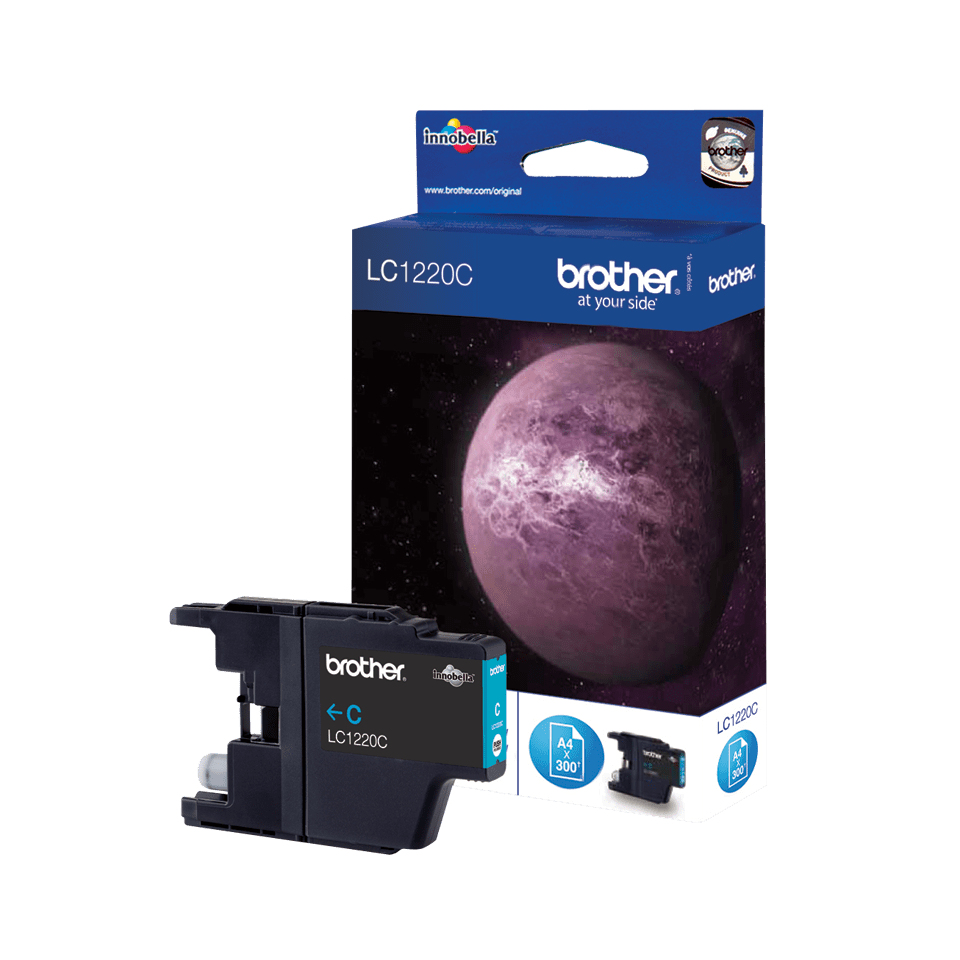 a26ff45f0fecb4bd351a8646f802a6ca75a31a5c Brother LC-1220C Ink cartridge cyan, 300 pages ISO/IEC 24711 for Brother DCP-J 525