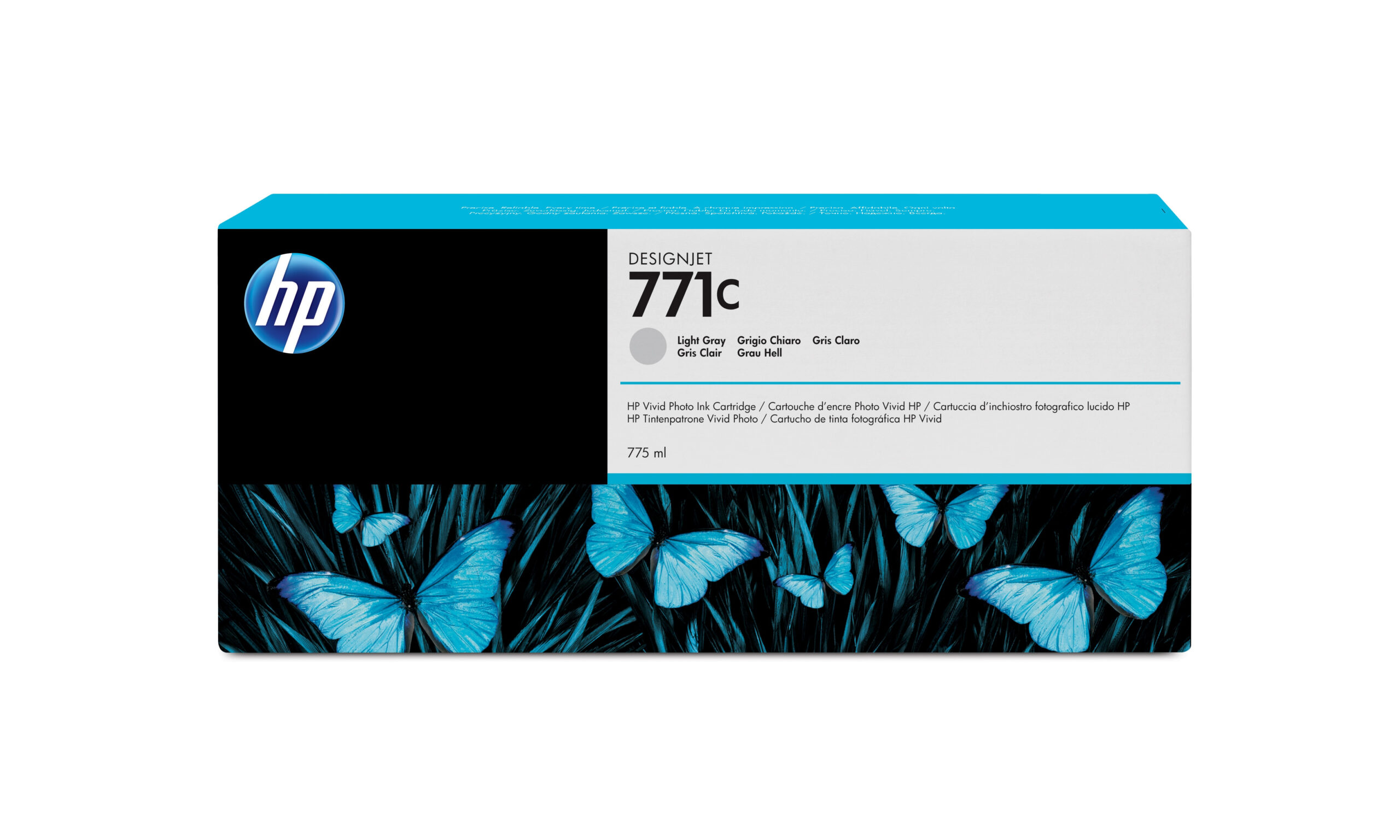 a2ec4d06e7f6eee8bb96b769b3e1e6fe3b02ad8d HP B6Y14A/771C Ink cartridge photo gray 775ml for HP DesignJet Z 6200