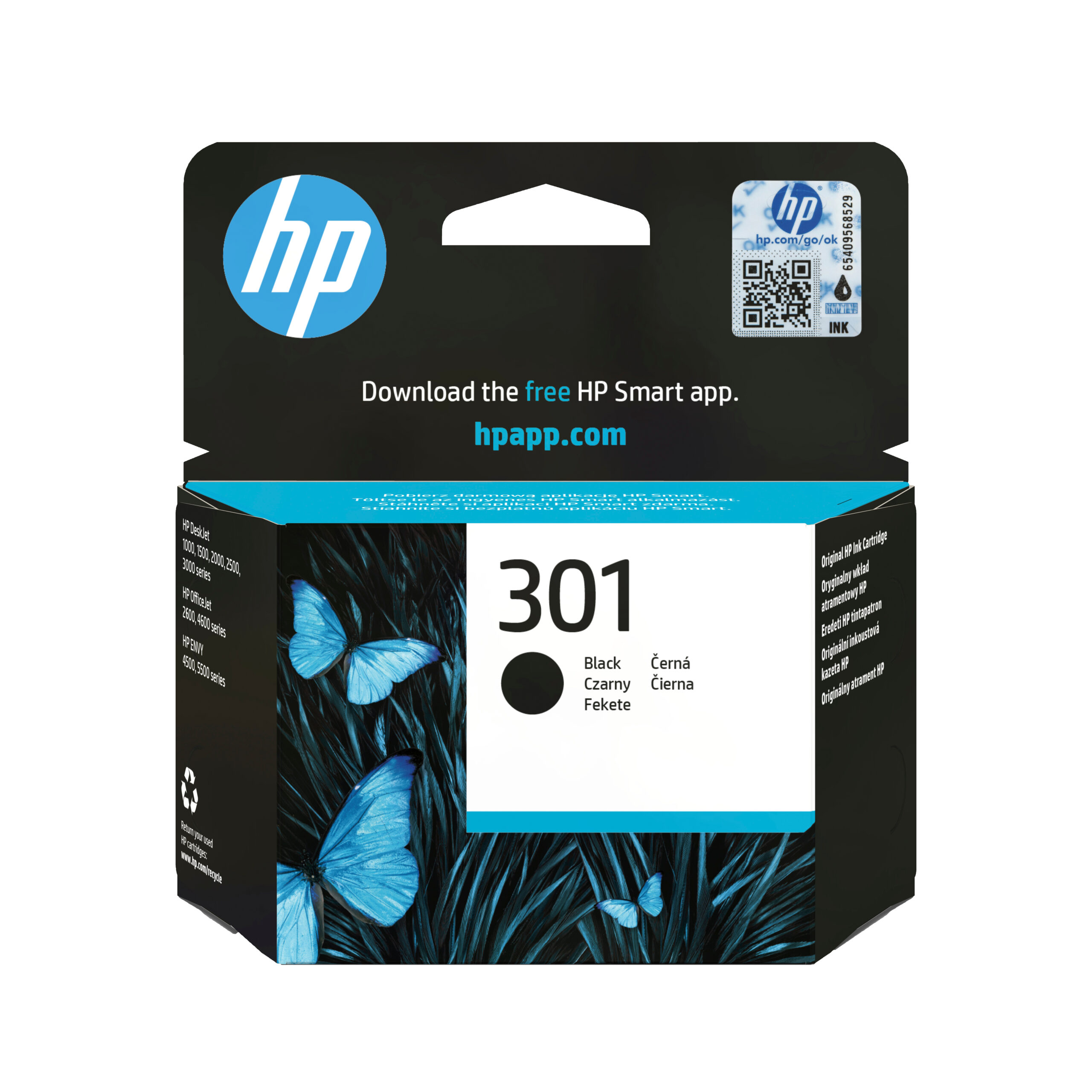 HP CH561EE/301 Printhead cartridge black, 170 pages ISO/IEC 24711 3ml for HP DeskJet 1000/1010/Envy 5530/OfficeJet 4630
