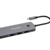 a493988d79bf70b51bc01abc2755e8d488f2187a Verbatim CMH-08 USB Type-C 5000 Mbit/s Silver