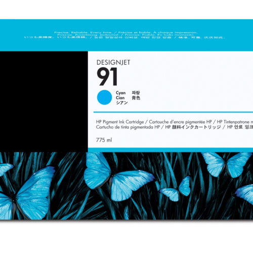 a56534dc5d67ab4a46ca7d6fff4e82f2 HP C9467A/91 Ink cartridge cyan 775ml for HP DesignJet Z 6100