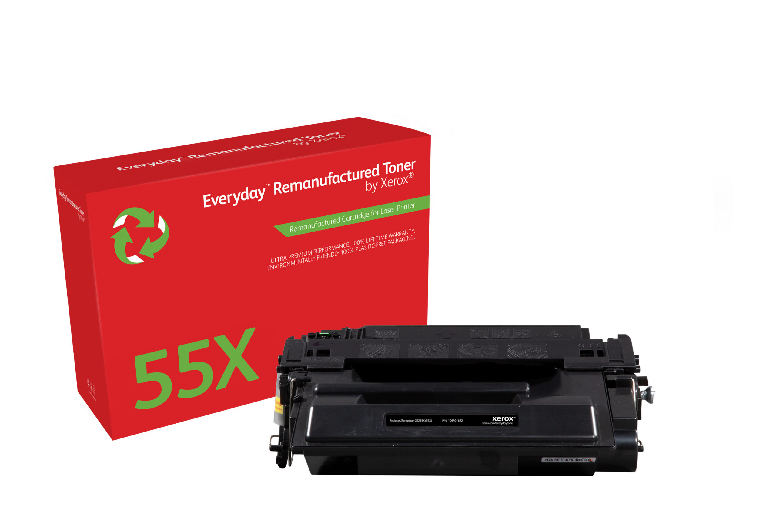 Xerox 106R01622 Toner cartridge black, 12.600 pages/5% (replaces HP 55X/CE255X) for HP LaserJet P 3015