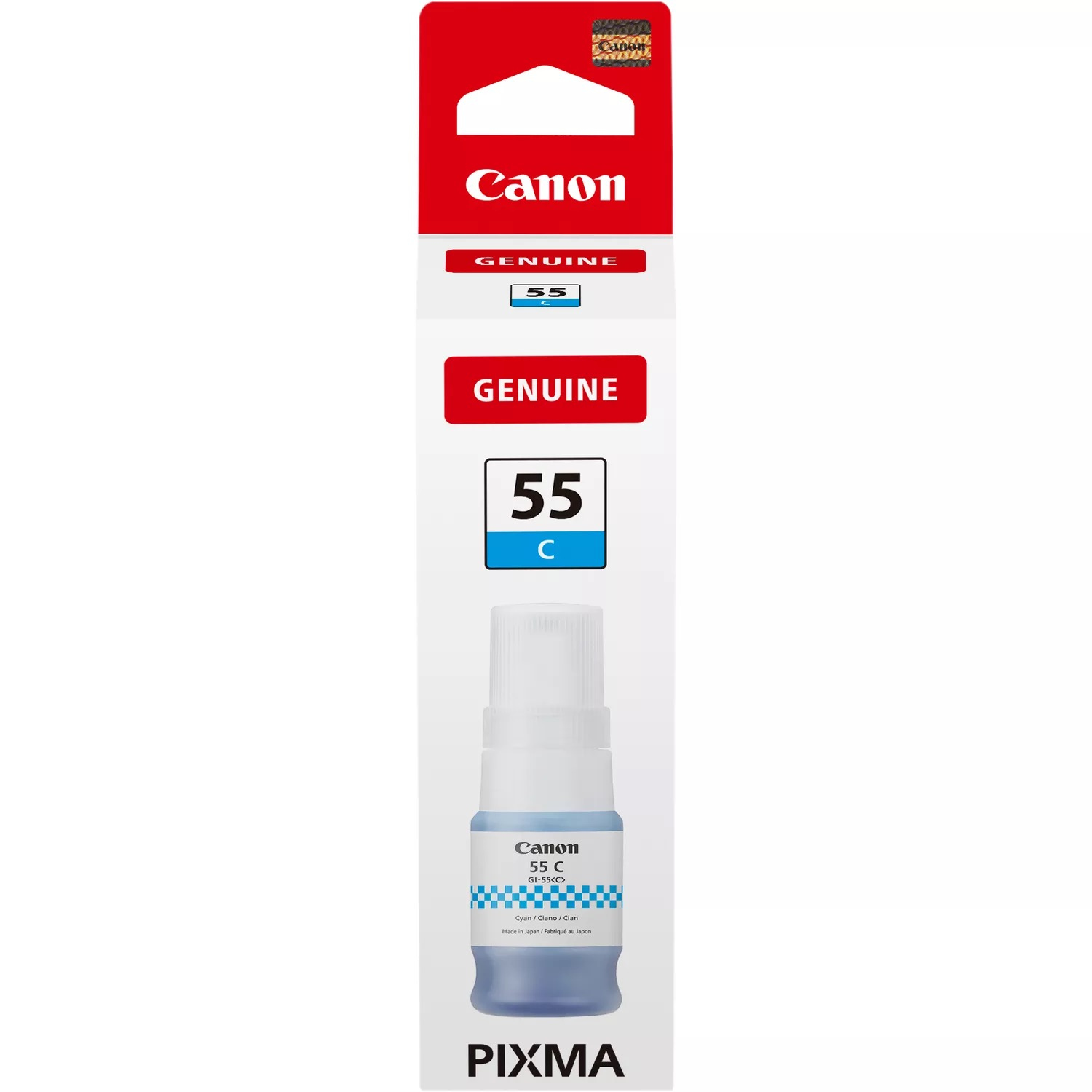 Canon 6289C001/GI-55C Ink bottle cyan, 3.000 pages ISO/IEC 19752 40ml for Canon Maxify GX 1050