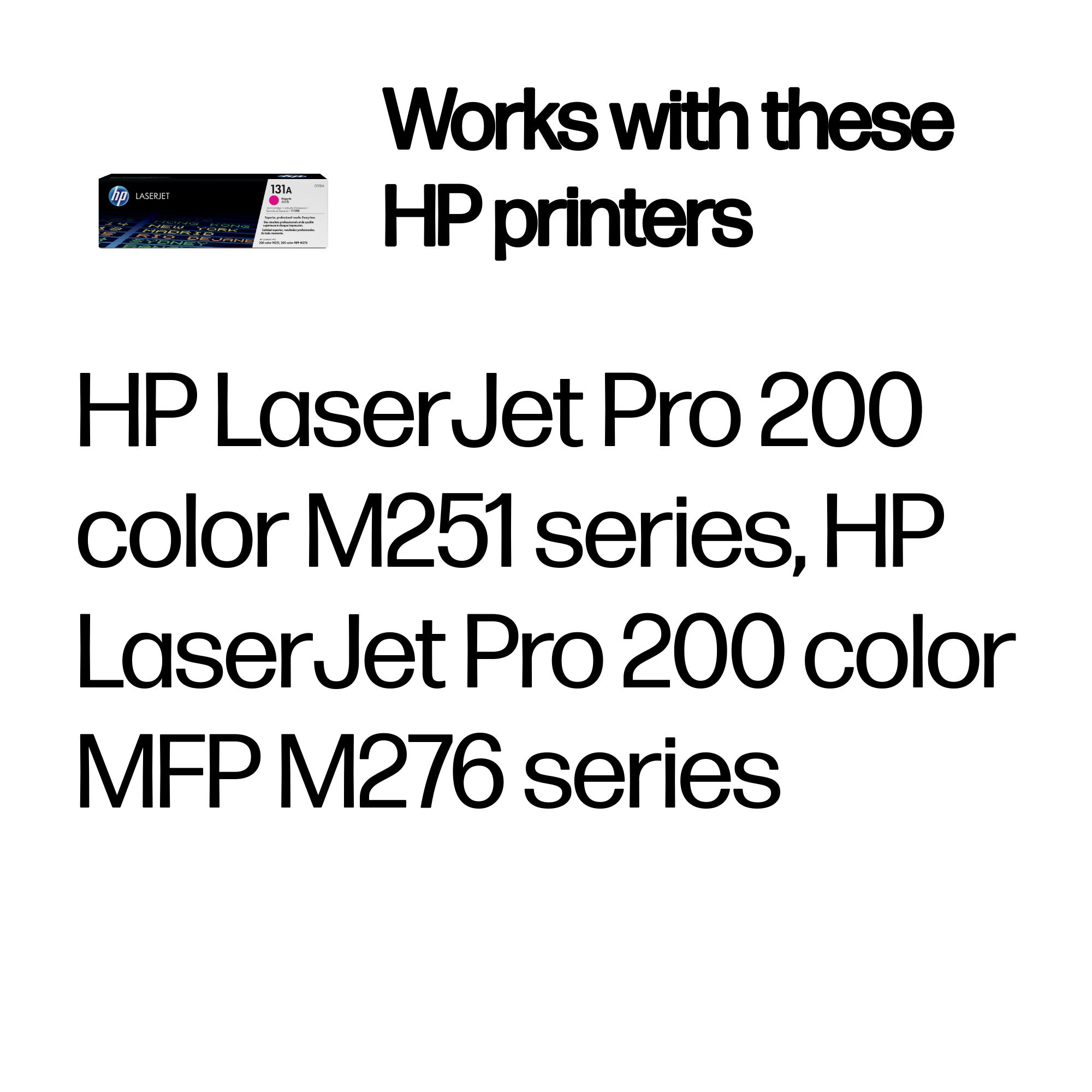 HP CF213A/131A Toner cartridge magenta, 1.800 pages ISO/IEC 19798 for HP Pro 200