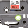 Brother TZE-451 DirectLabel black on red Laminat 24mm x 8m for Brother P-Touch TZ 3.5-24mm/HSE/36mm/6-24mm/6-36mm