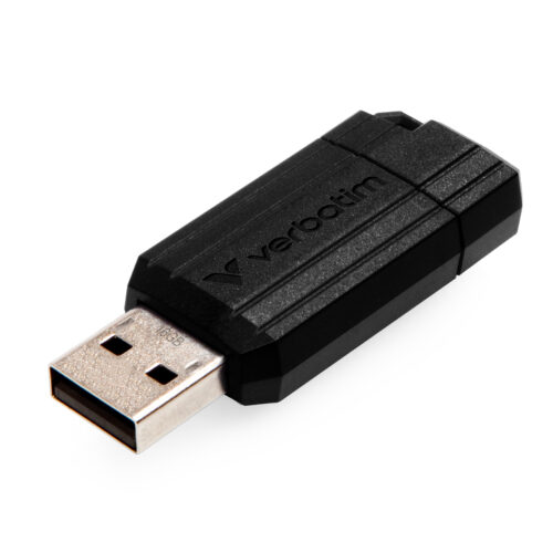 Verbatim PinStripe - USB Drive 16 GB - Black