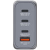 Verbatim GNC-100 GaN Charger 100W with 2 x USB-C PD 100W / 1 x USB-C PD 65W / 1 x USB-A QC 3.0 (EU/UK/US)