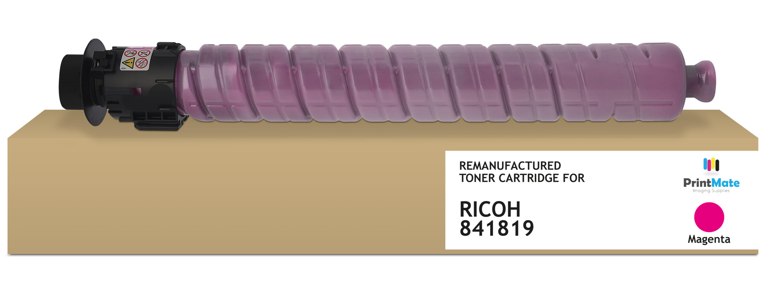 a9cbc0b98fc654faa39ea3e9a18df6837a83d3c0 PrintMate RICOH 841819, remanufactured toner, Magenta 18000p