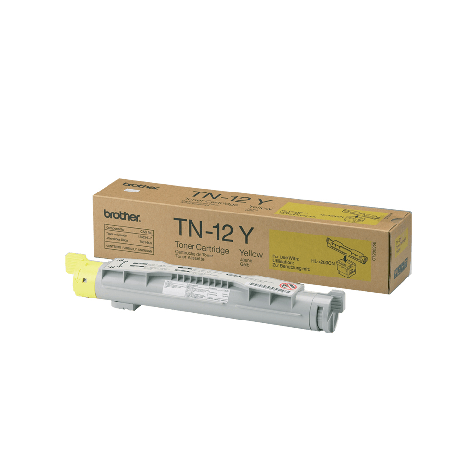 Brother TN-12Y Toner yellow, 6.000 pages/5% for Brother HL-4200 CN