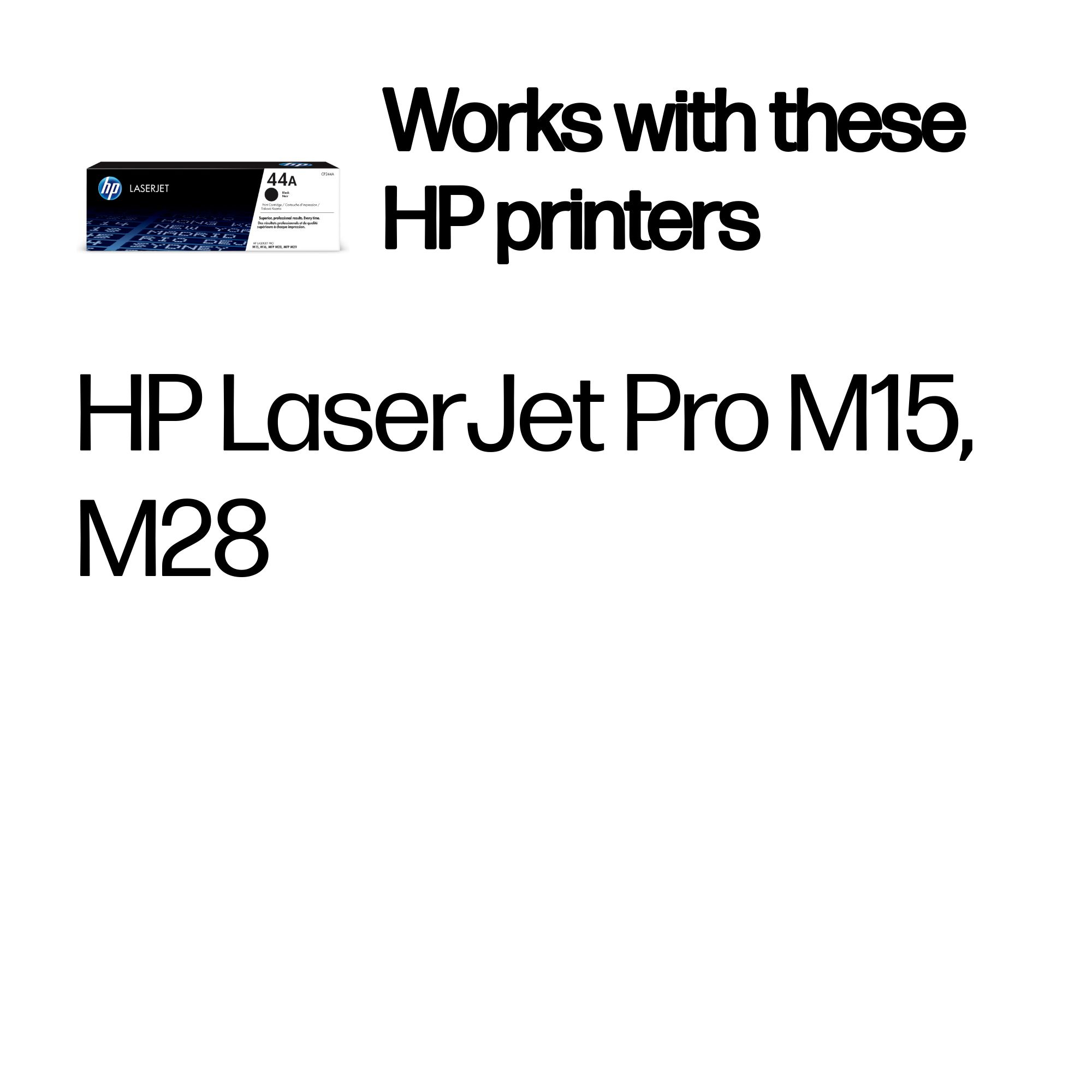 HP CF244A/44A Toner cartridge, 1.000 pages ISO/IEC 19752 for HP Pro M 14