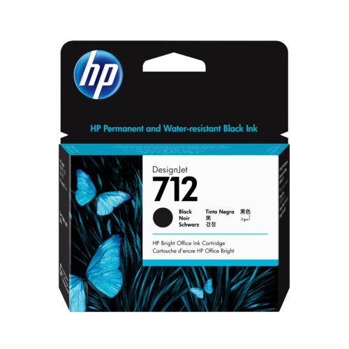 HP 3ED71A/712 Ink cartridge black 80ml for HP DesignJet T 200