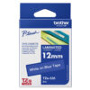 Brother TZE-535 DirectLabel white on blue Laminat 12mm x 8m for Brother P-Touch TZ 3.5-18mm/6-12mm/6-18mm/6-24mm/6-36mm