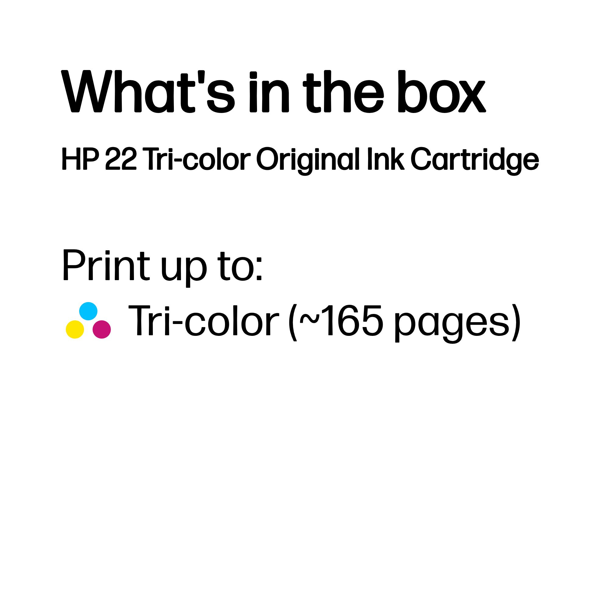 HP C9352AE/22 Printhead cartridge color, 165 pages ISO/IEC 24711 5ml for HP DeskJet F 4135/3910/OfficeJet J 3600/OfficeJet 4315/OfficeJet 5610