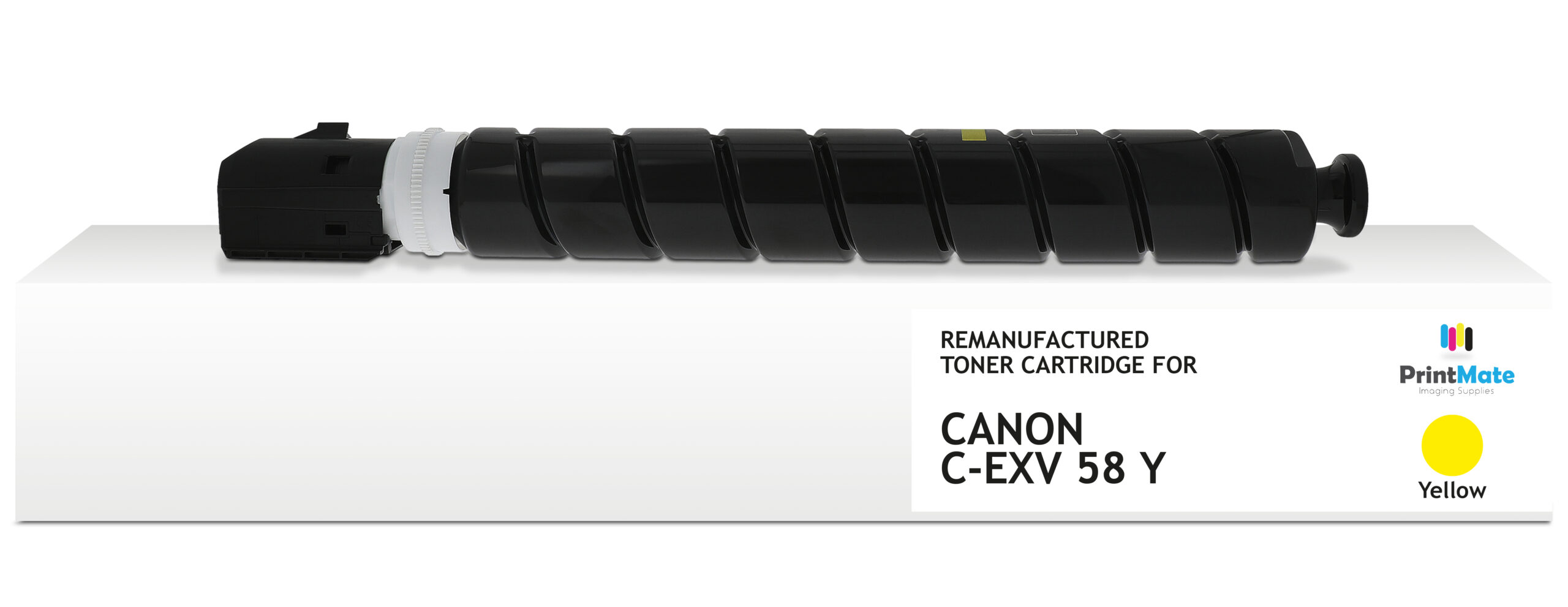 ad2056e7916c418b6c24a99ccc22f08db92945eb PrintMate CANON C-EXV58 Y, remanufactured toner, Yellow 60000p