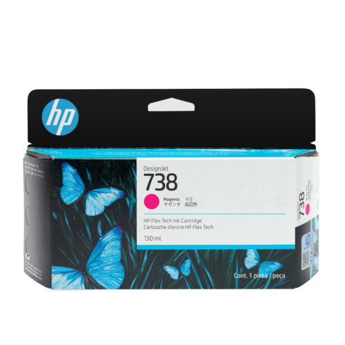 HP 498N6A/738 Ink cartridge magenta 130ml for HP DesignJet T 850