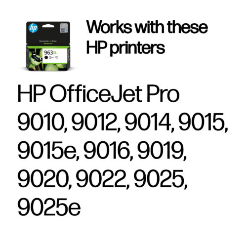 HP 3JA30AE/963XL Ink cartridge black high-capacity, 2.000 pages 47.86ml for HP OJ Pro 9010/e/9020/9020 e