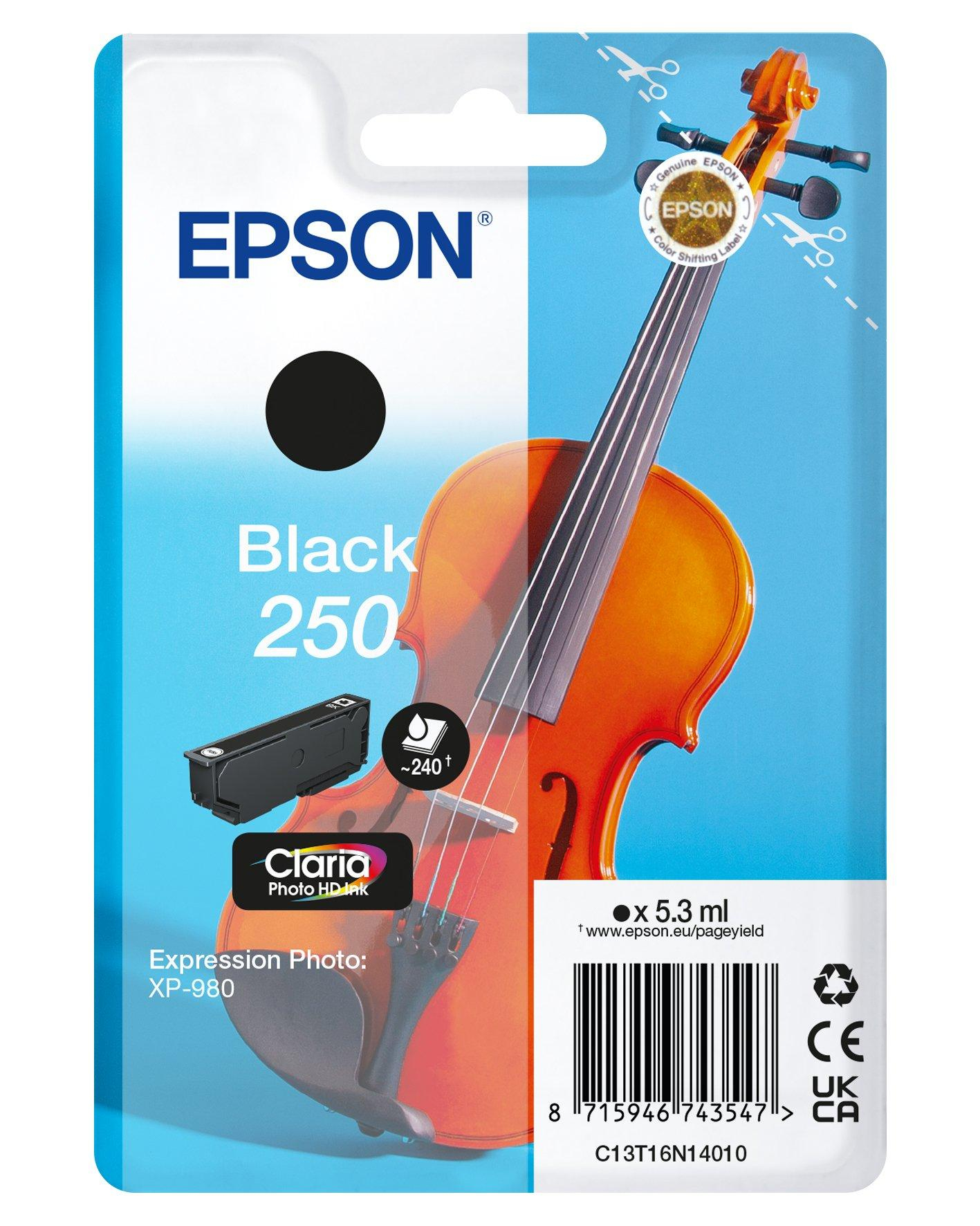 b111cc8560b051e7c4291b7cabd48829b98e8570 Epson C13T16N14010/250 Ink cartridge black, 240 pages 5.3ml for Epson Expression Photo XP-980