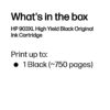b3c66ce80832682ff4b85fb4dc76a6e54cd42975 HP T6M15AE/903XL Ink cartridge black high-capacity, 750 pages 20ml for HP OfficeJet Pro 6860/6950
