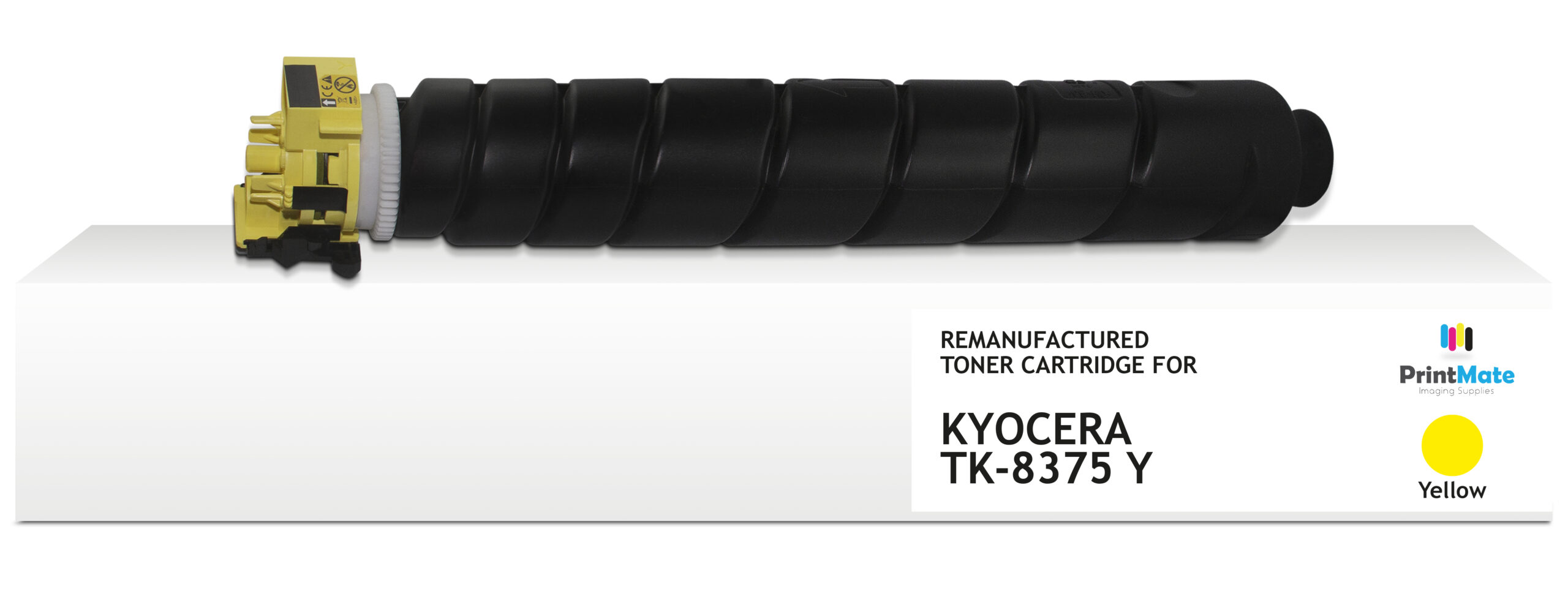 PrintMate KYOCERA TK-8375Y, remanufactured toner, Yellow 20000p