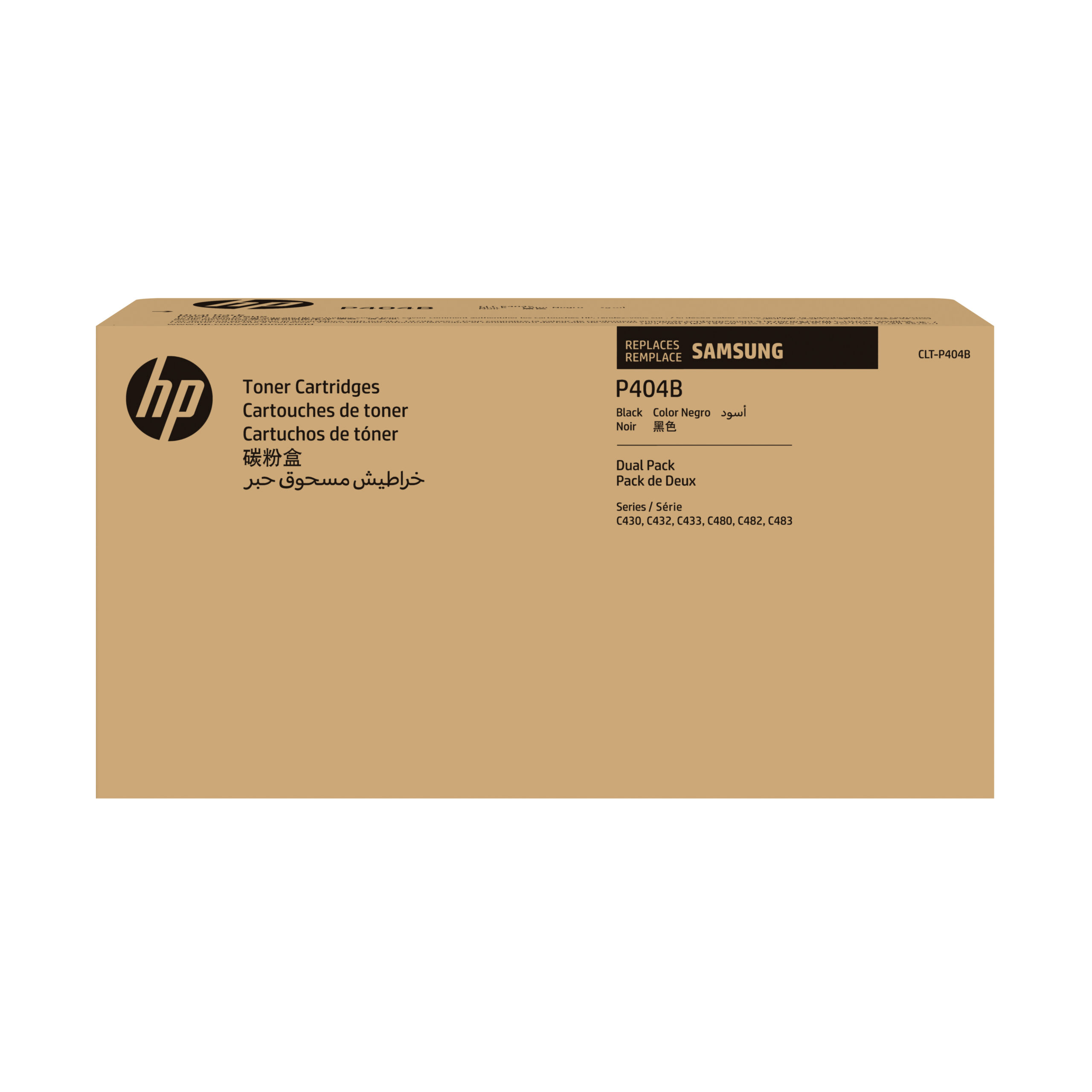 HP SU364A/CLT-P404B Toner cartridge black twin pack, 2x1.500 pages ISO/IEC 19798 Pack=2 for Samsung C 430