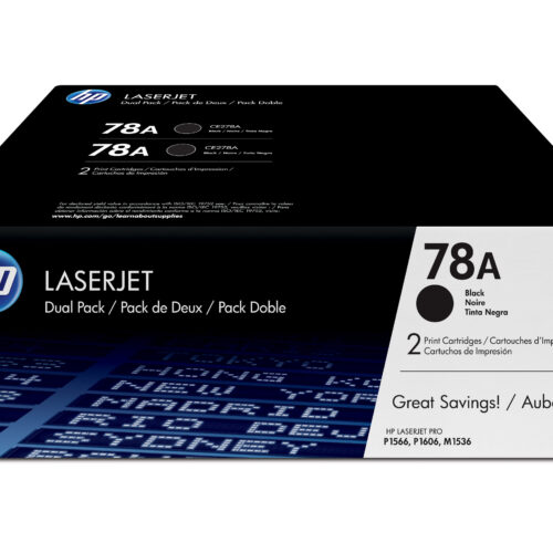 HP CE278AD/78A Toner cartridge black twin pack, 2x2.100 pages/5% Pack=2 for HP Pro P 1600