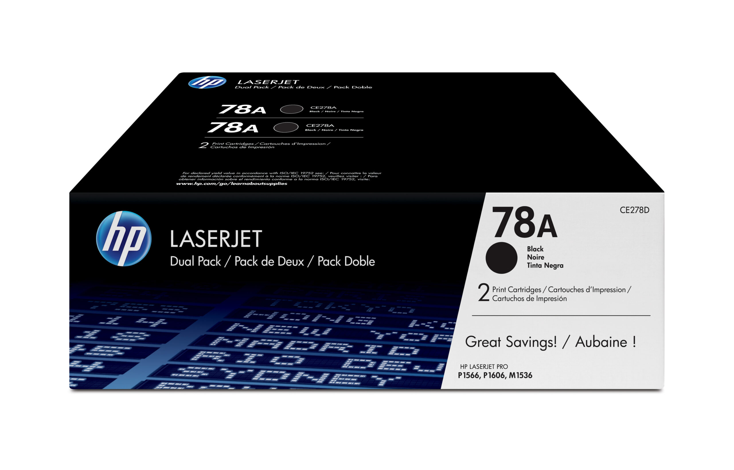 b44f97cf12af48ee3cc5e4e0240d0e40 HP CE278AD/78A Toner cartridge black twin pack, 2x2.100 pages/5% Pack=2 for HP Pro P 1600