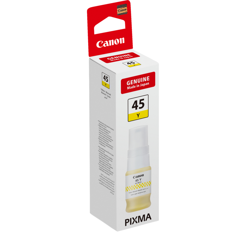 Canon 6287C001/GI-45Y Ink bottle yellow, 3.000 pages ISO/IEC 19752 40ml for Canon Maxify GX 1040