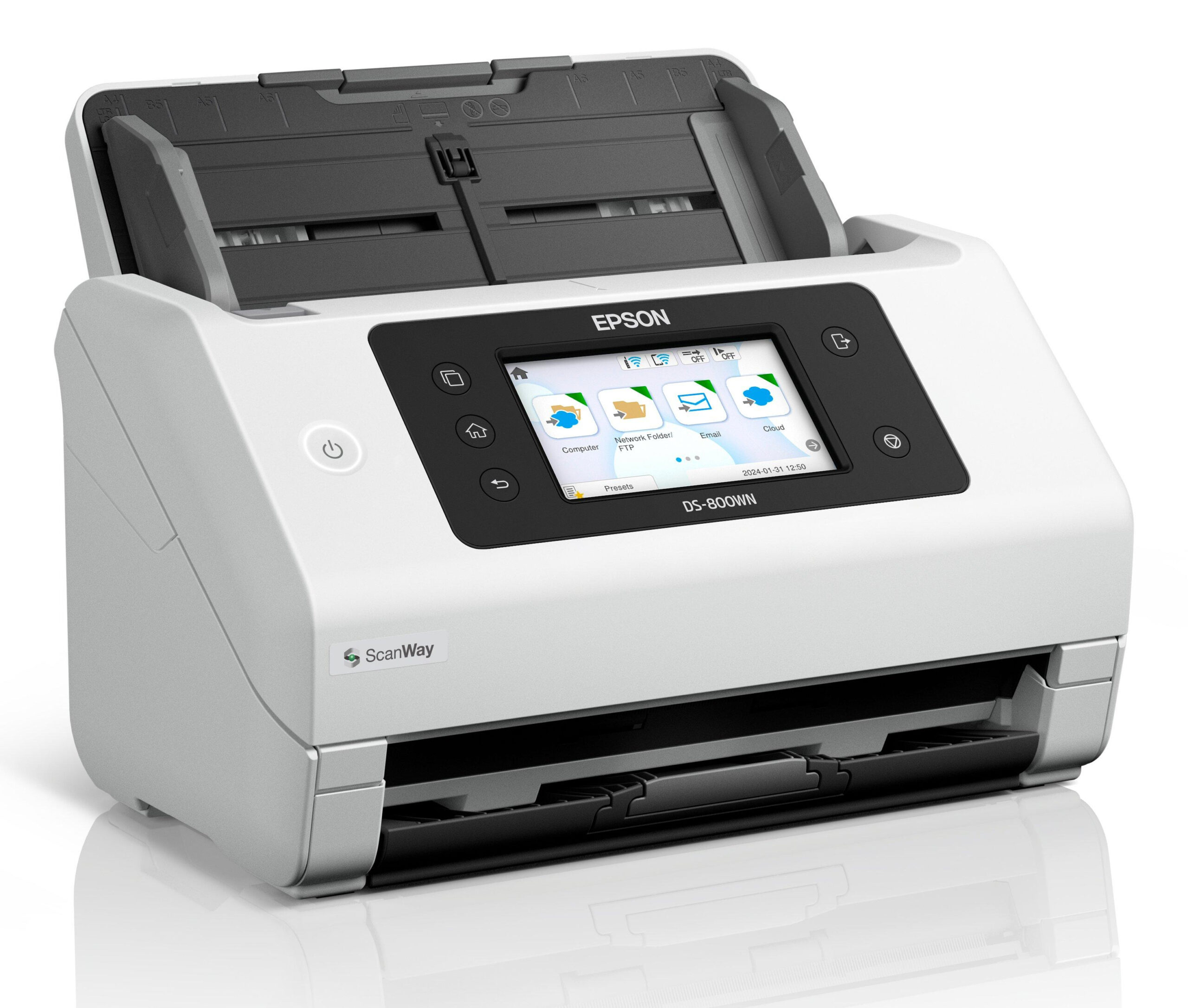 Epson WorkForce DS-800WN Sheet-fed scanner 600 x 600 DPI A4 White