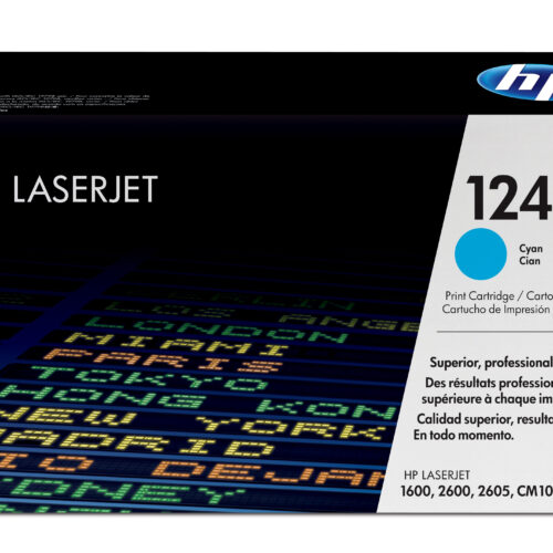 HP Q6001A/124A Toner cartridge cyan, 2.000 pages/5% for HP Color LaserJet 2600
