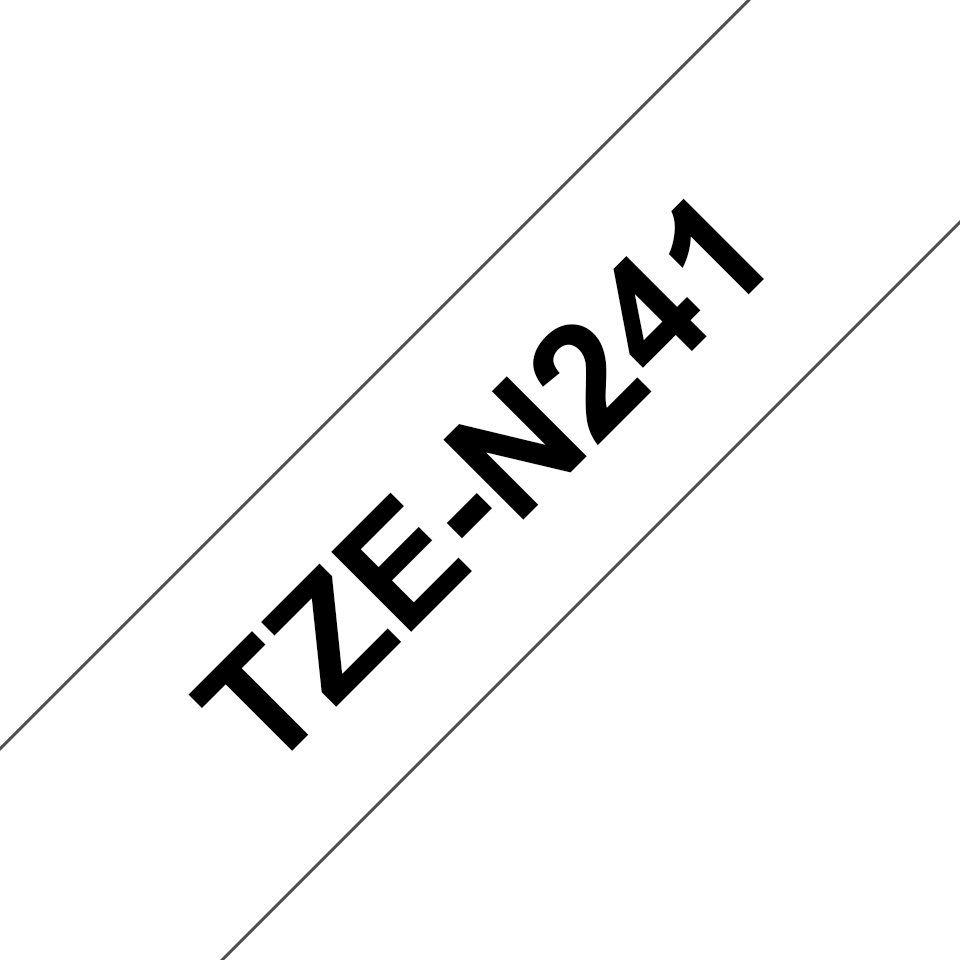 b8fd7c85a59165a61c2eeb6f6b0d401b92b0a260 Brother TZE-N241 DirectLabel black on white 18mm x 8m for Brother P-Touch TZ 3.5-18mm/36mm/6-18mm/6-24mm/6-36mm
