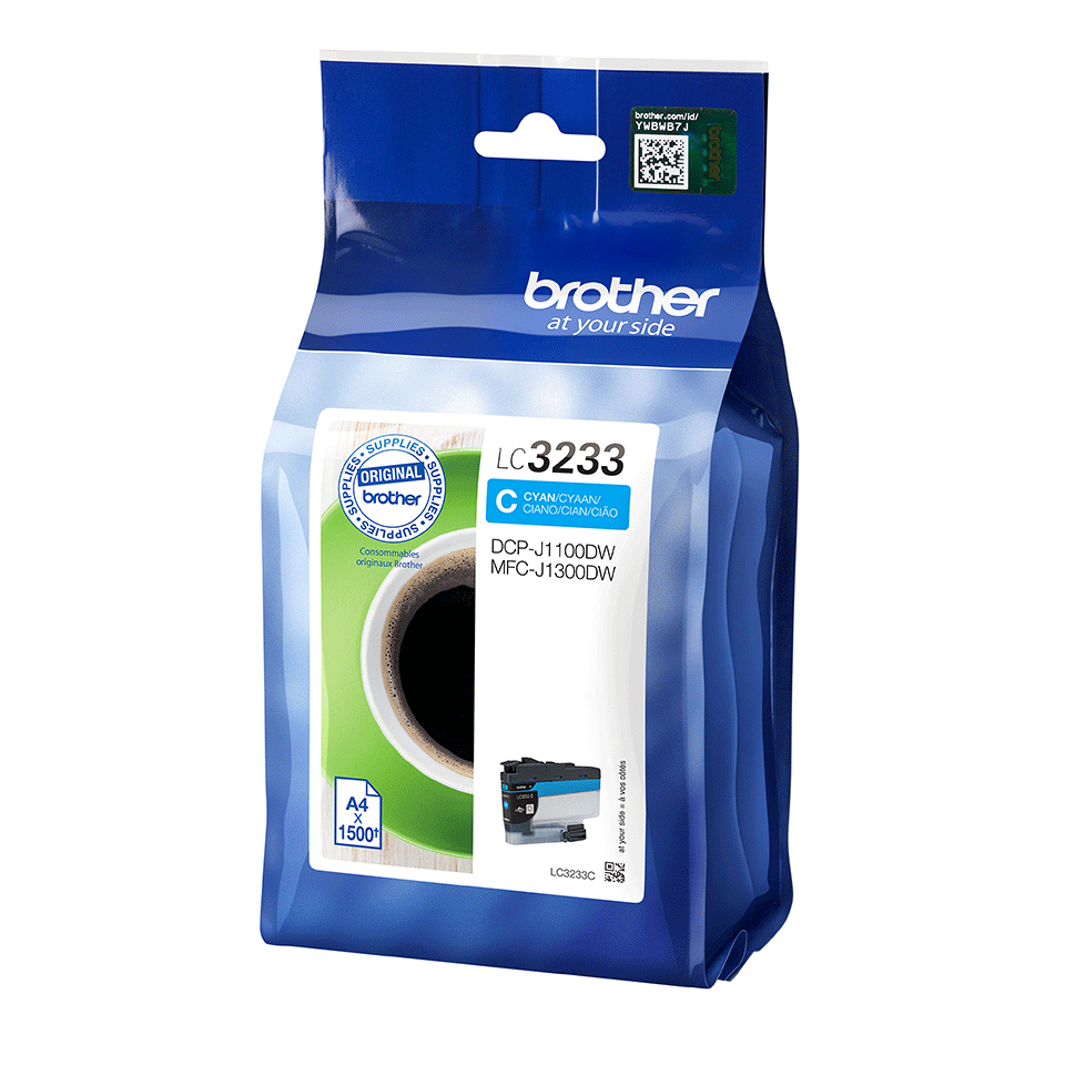 Brother LC-3233C Ink cartridge cyan, 1.500 pages for Brother MFC-J 1300